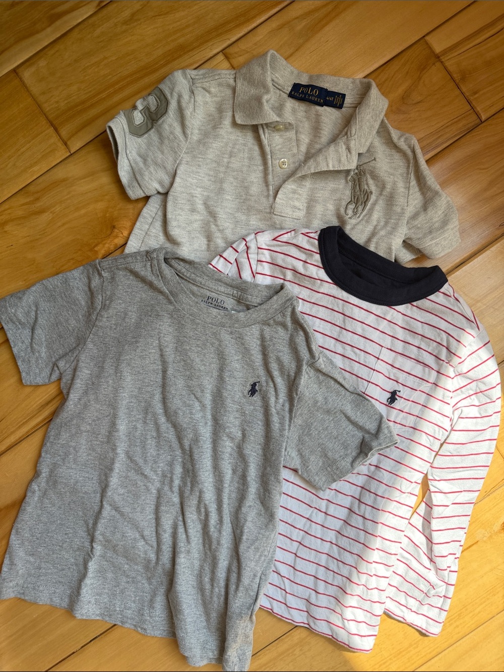 Polo by Ralph Lauren 4/4T Set of 3 Shirts